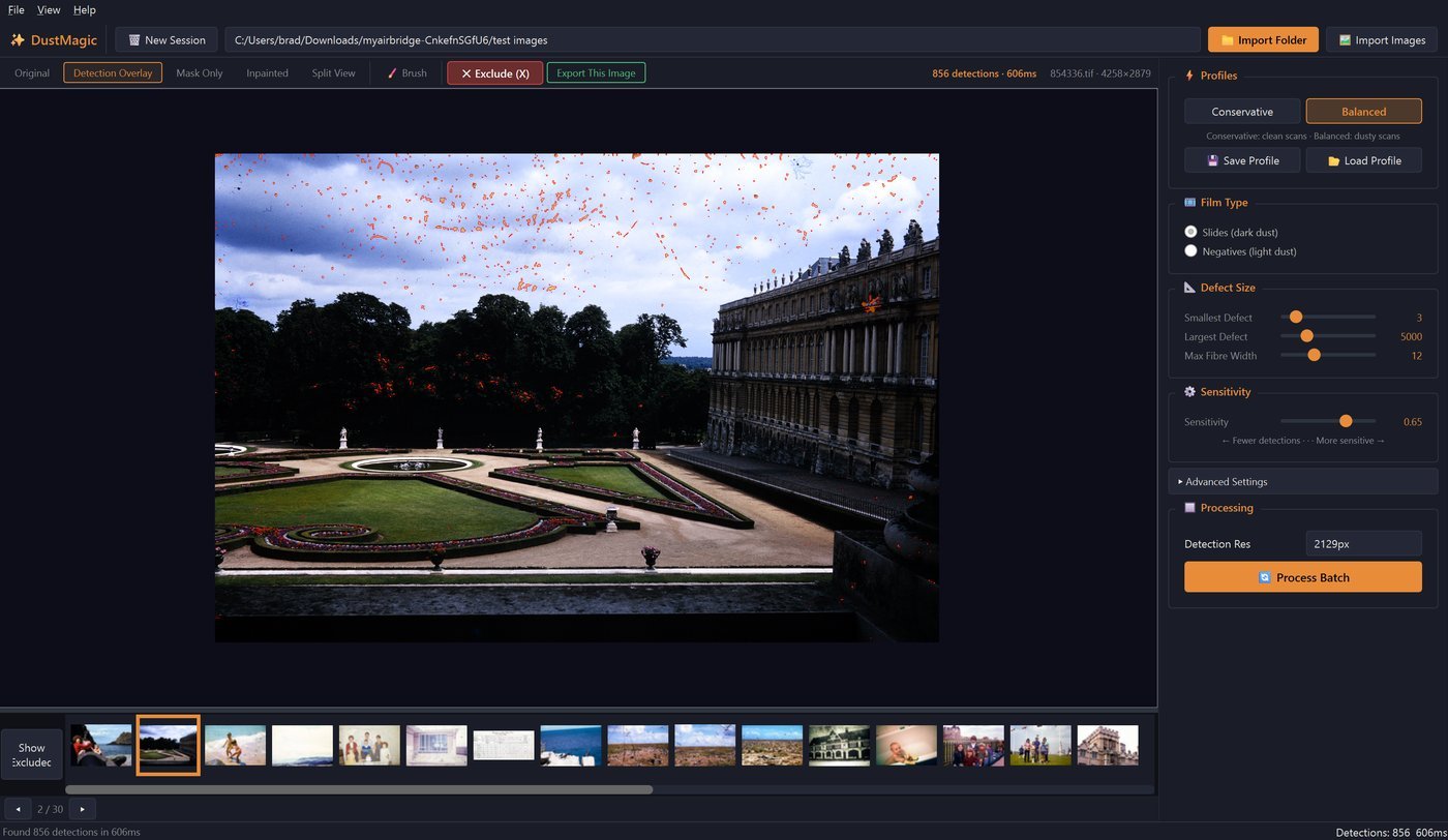 Detection Overlay view mode